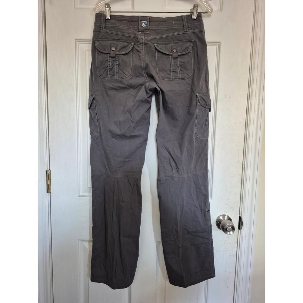 Kuhl Womens Cargo Pants Size 6 Reg Gray Convertible Outdoor Hiking Utility - Picture 2 of 7